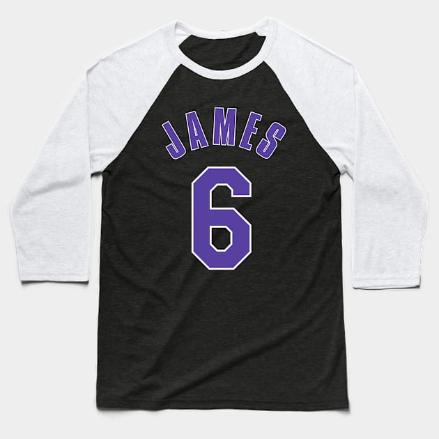 LBJ Baseball T-Shirt by Buff Geeks Art